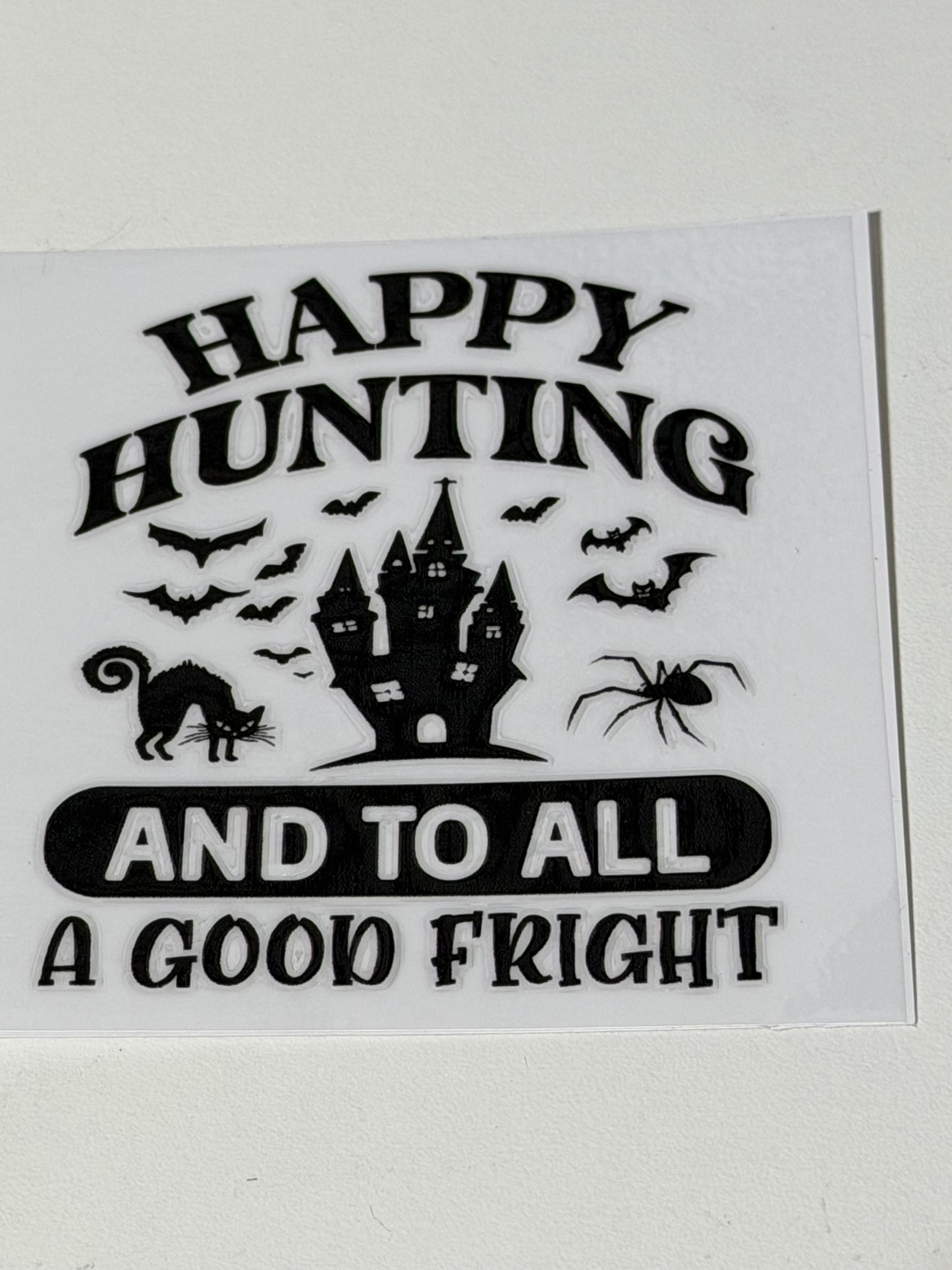 Black Halloween Decal 16oz/20oz