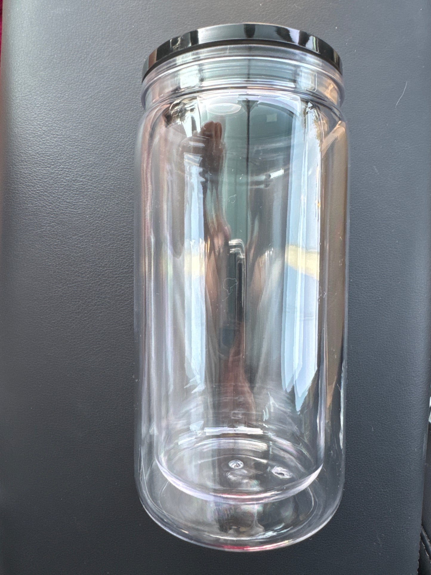 Snow Globe Can Tumbler 16 oz