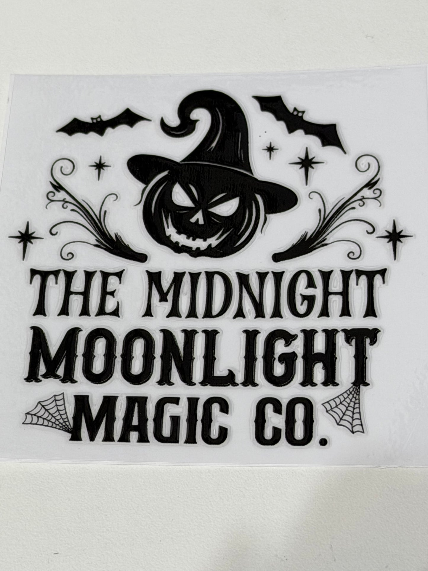 Black Halloween Decal 16oz/20oz