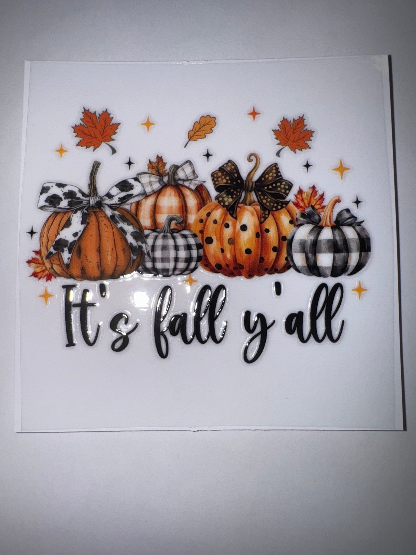Fall Decal 16oz & 20oz Can Cups