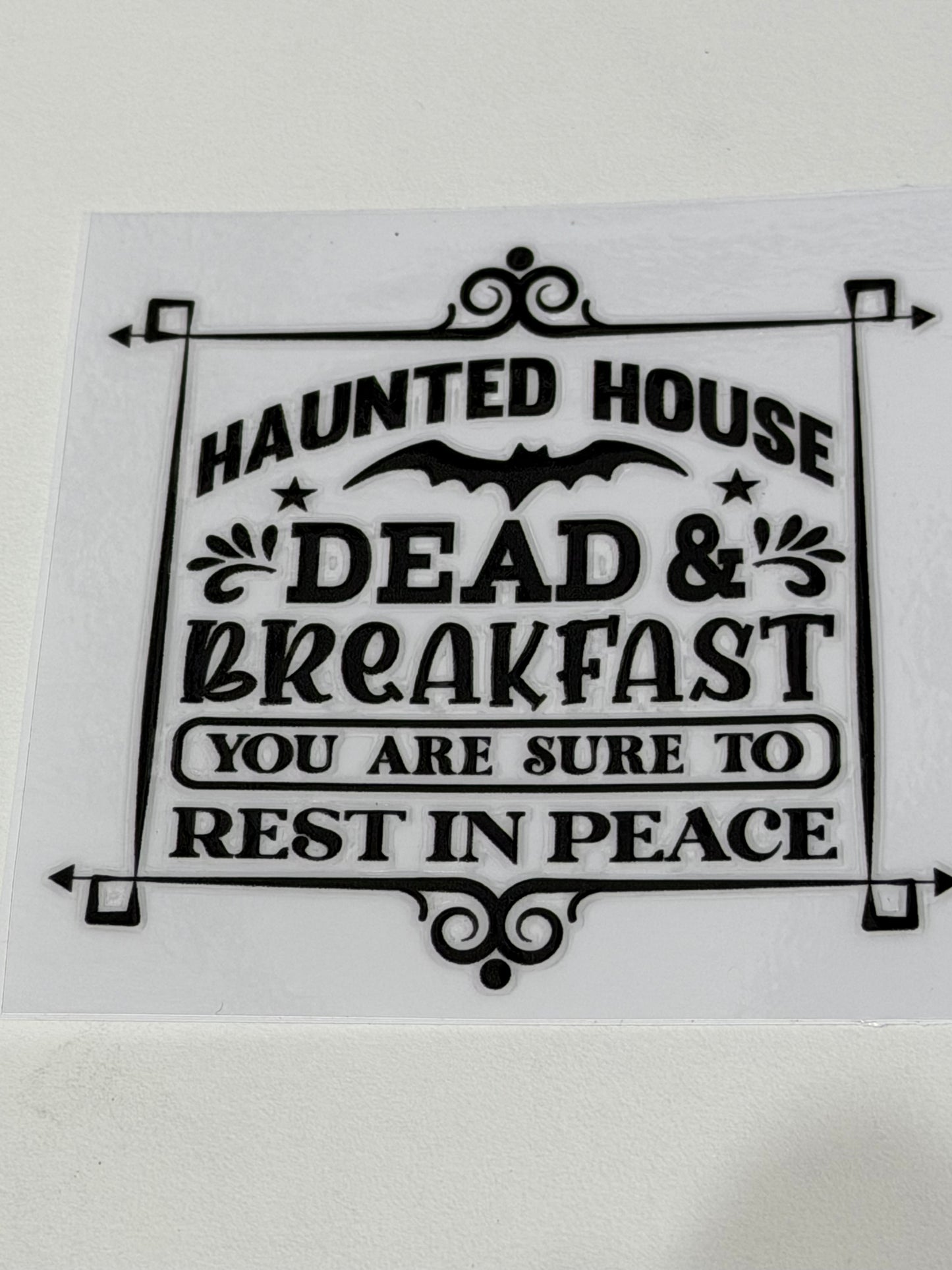 Black Halloween Decal 16oz/20oz