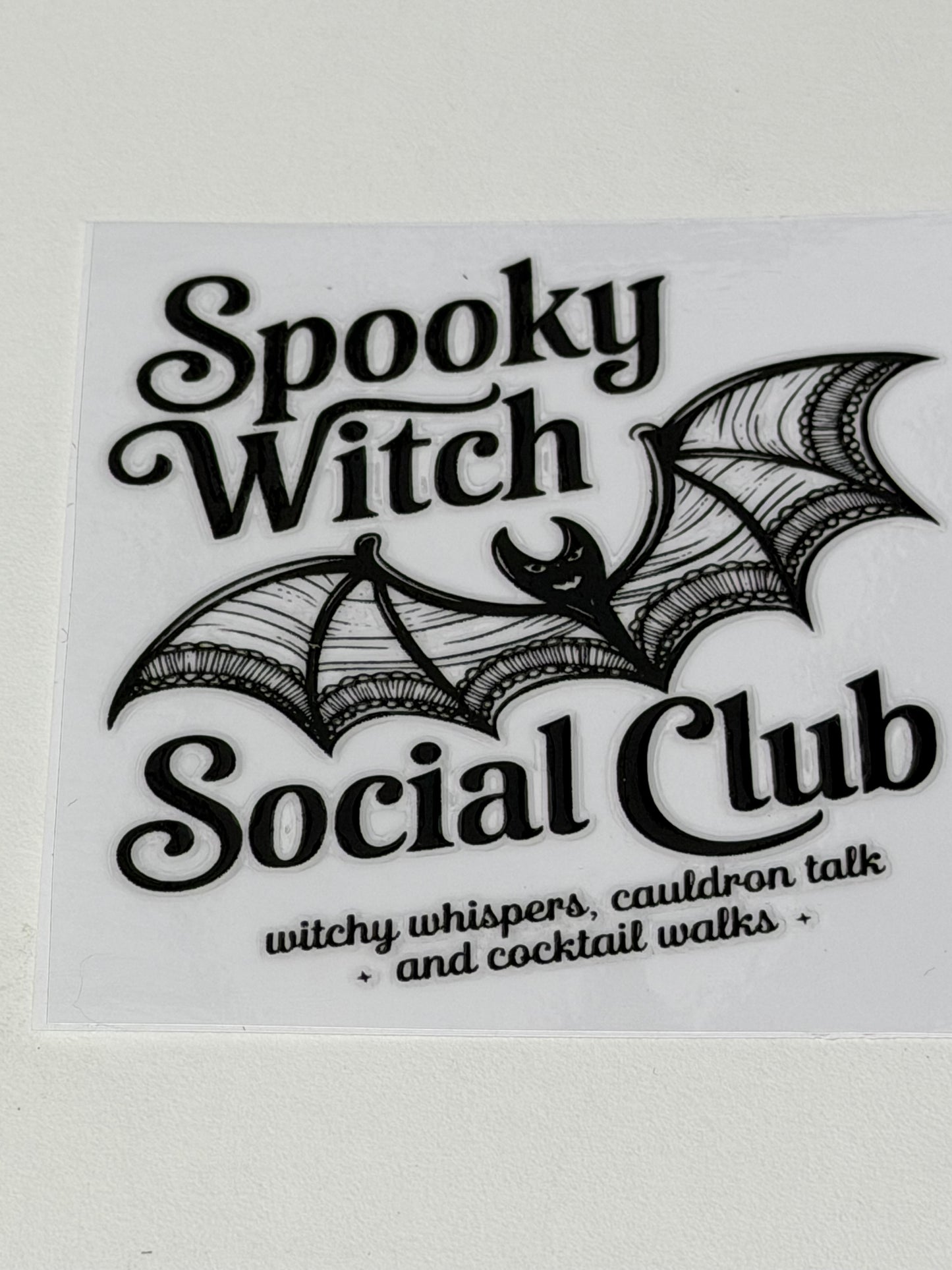 Black Halloween Decal 16oz/20oz