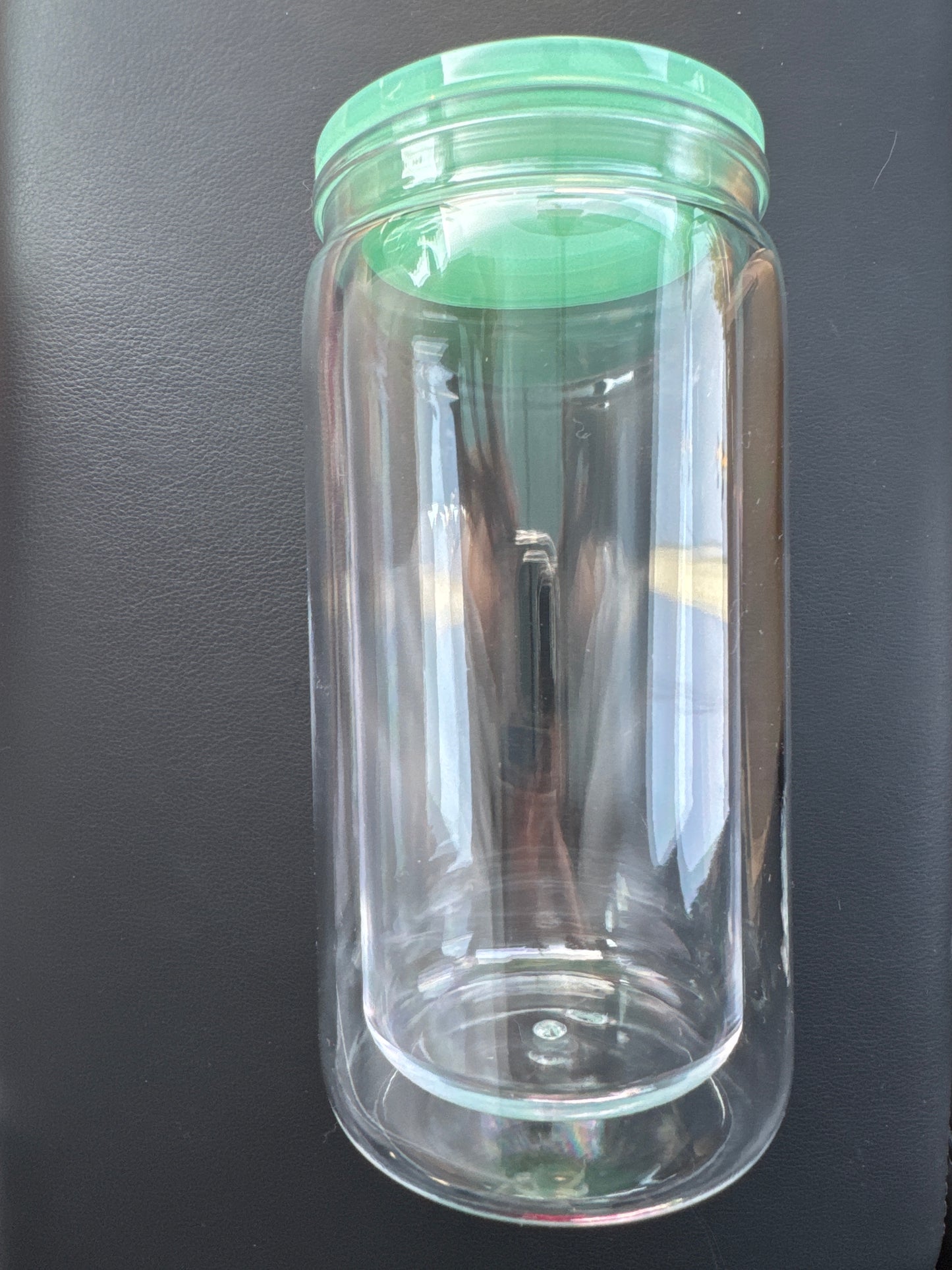 Snow Globe Can Tumbler 16 oz