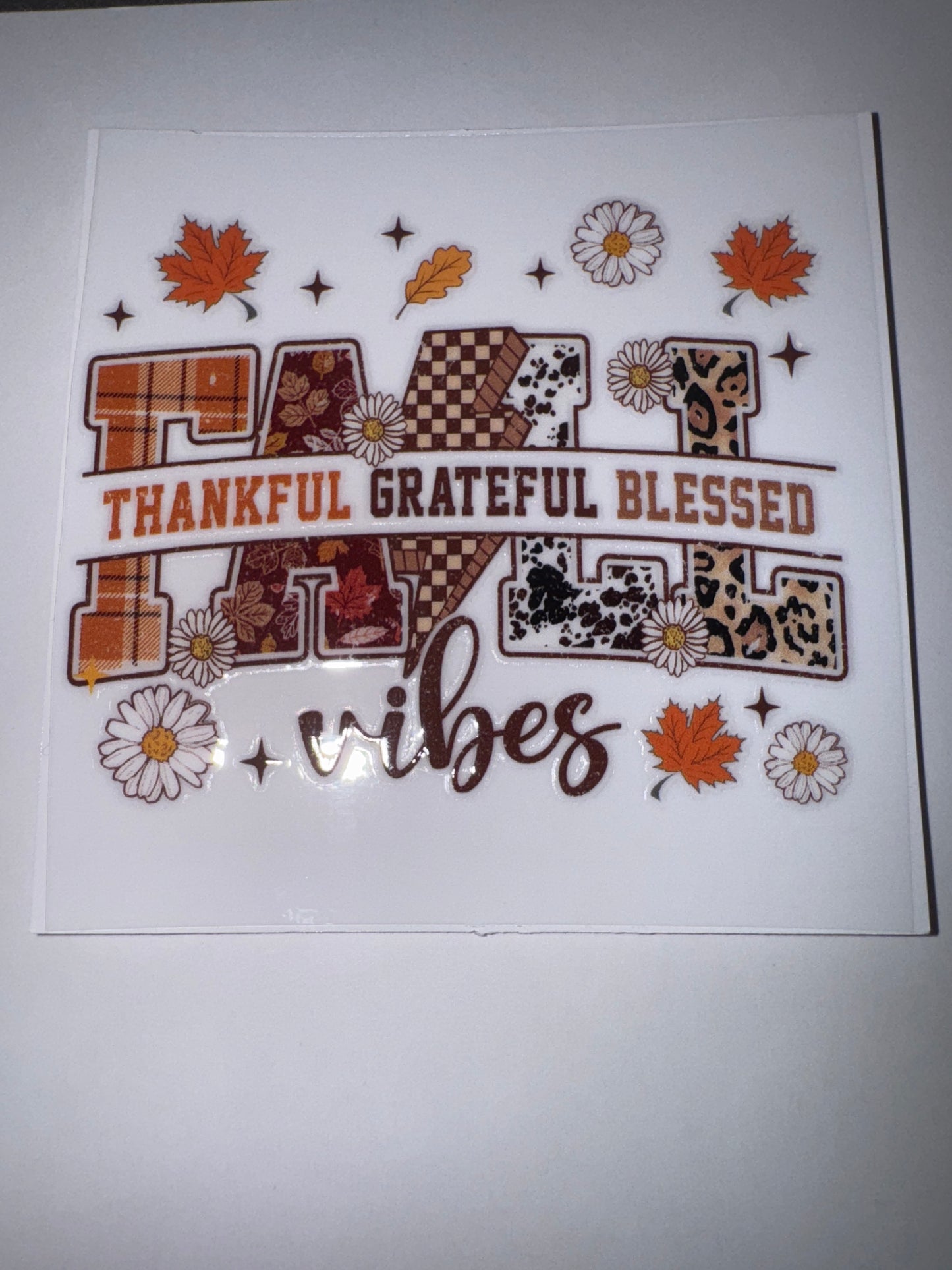 Fall Decal 16oz & 20oz Can Cups