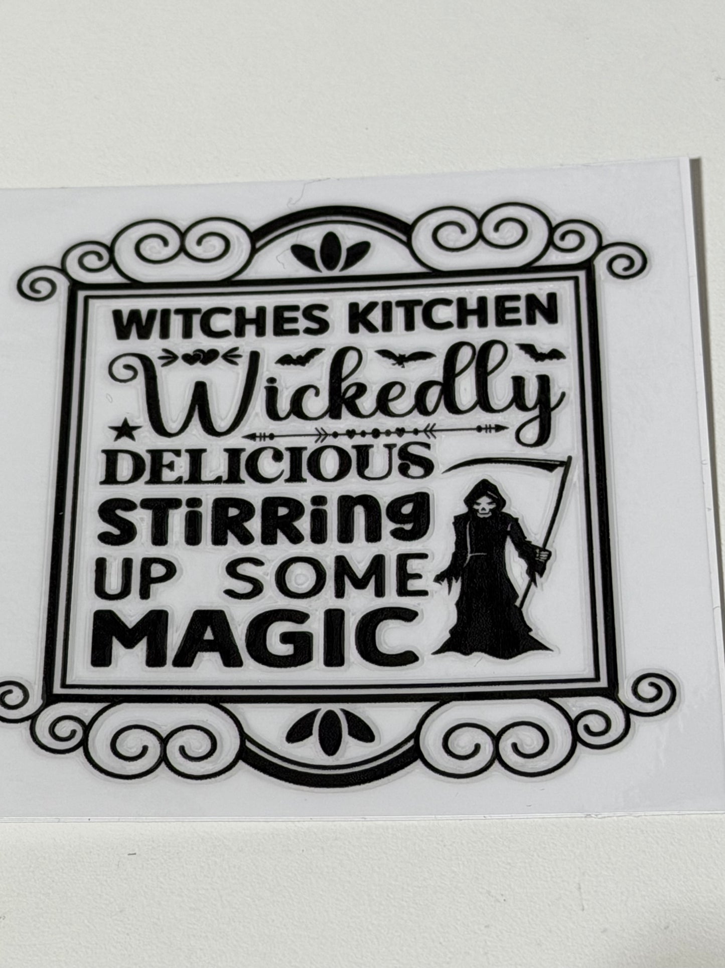 Black Halloween Decal 16oz/20oz