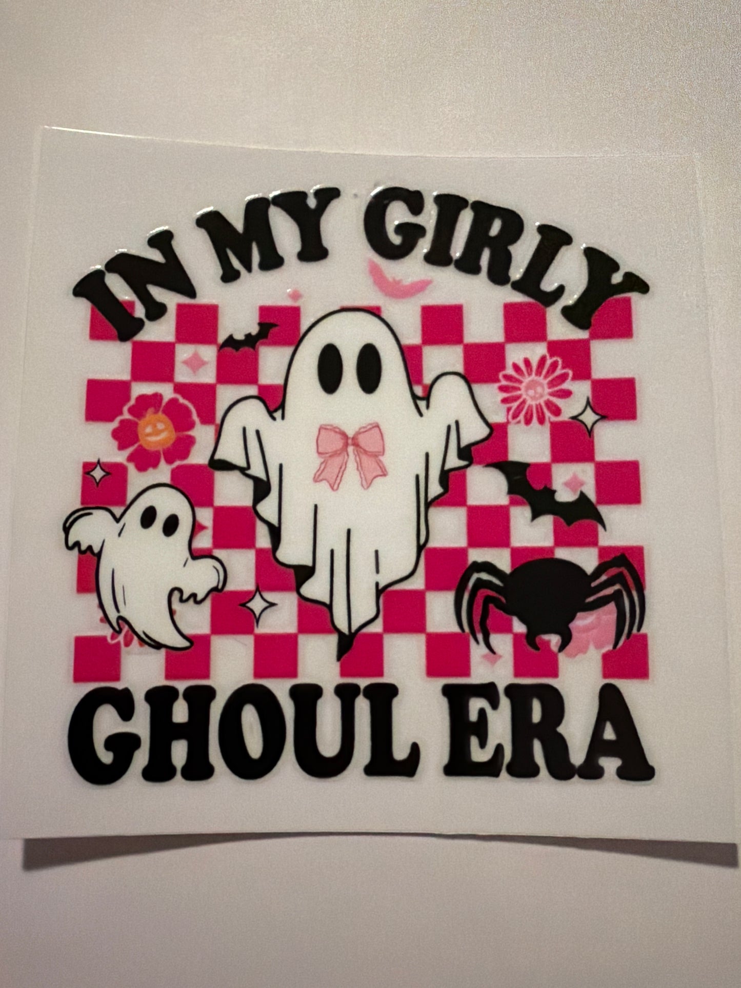 Pink Halloween & Breast Cancer Decals 16oz & 20oz Can Cups