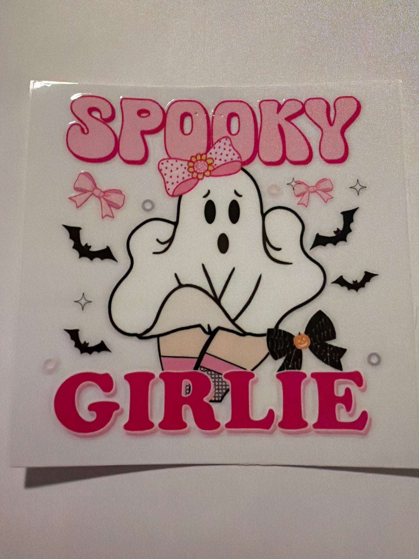 Pink Halloween & Breast Cancer Decals 16oz & 20oz Can Cups
