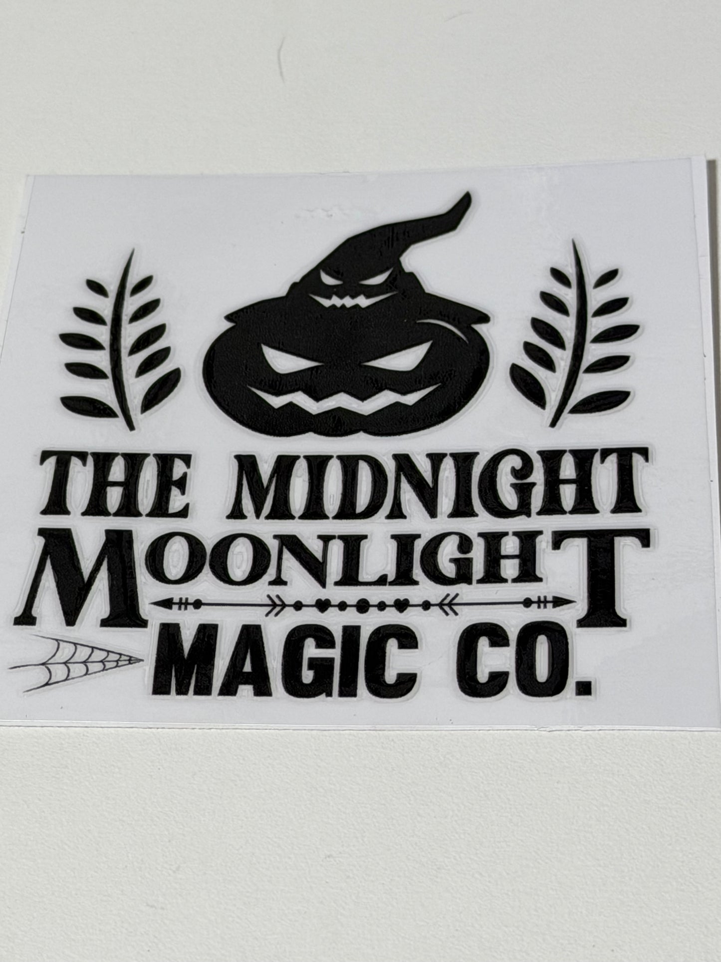 Black Halloween Decal 16oz/20oz