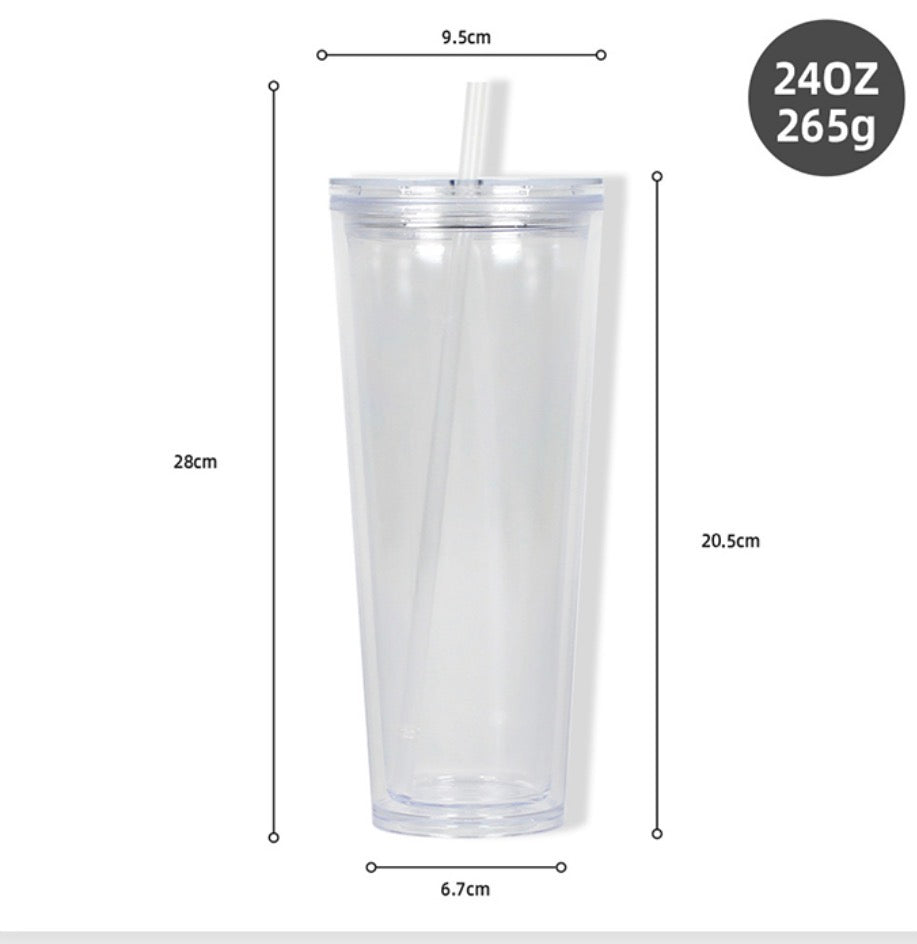 Snow Globe 24 oz Tumbler - Blank