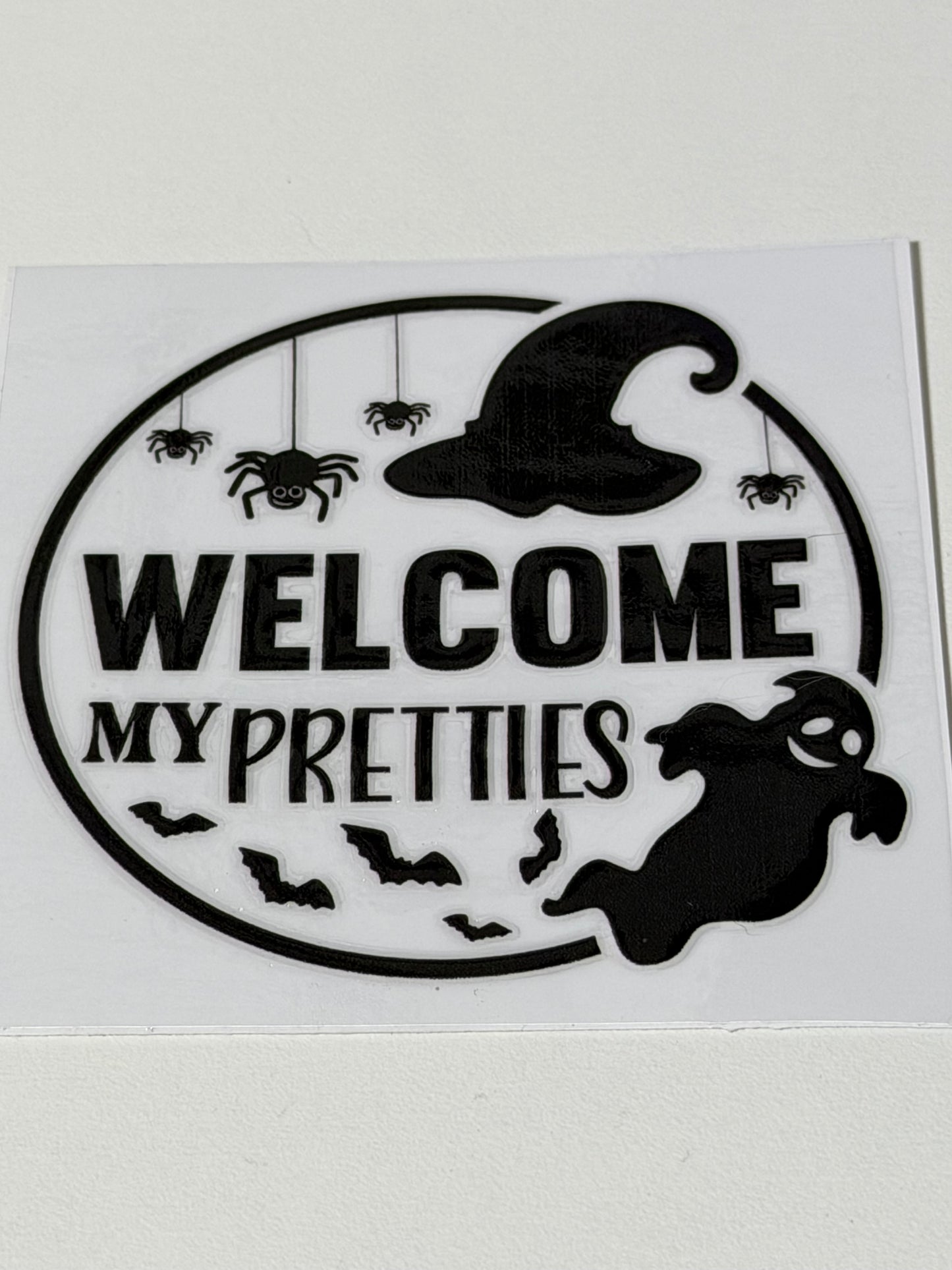 Black Halloween Decal 16oz/20oz
