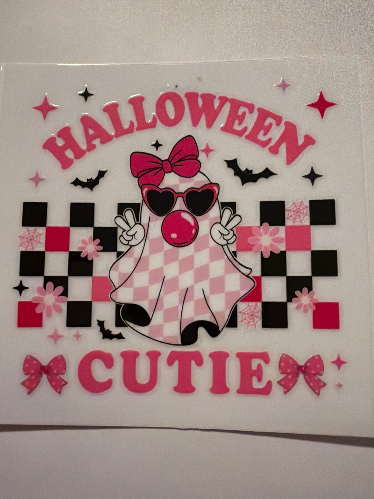 Pink Halloween & Breast Cancer Decals 16oz & 20oz Can Cups