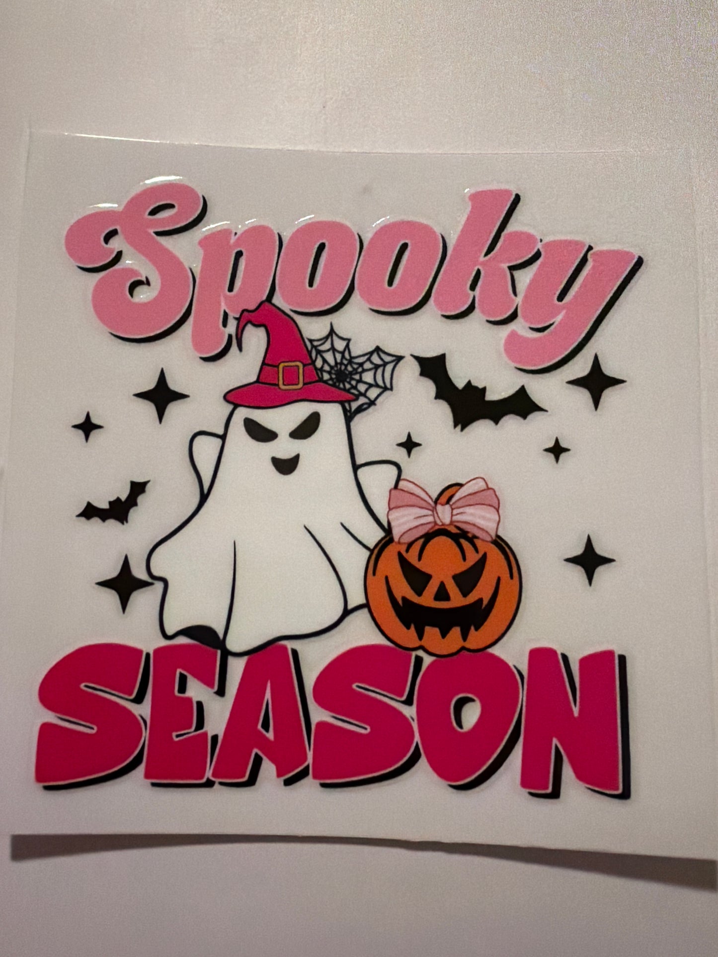 Pink Halloween & Breast Cancer Decals 16oz & 20oz Can Cups