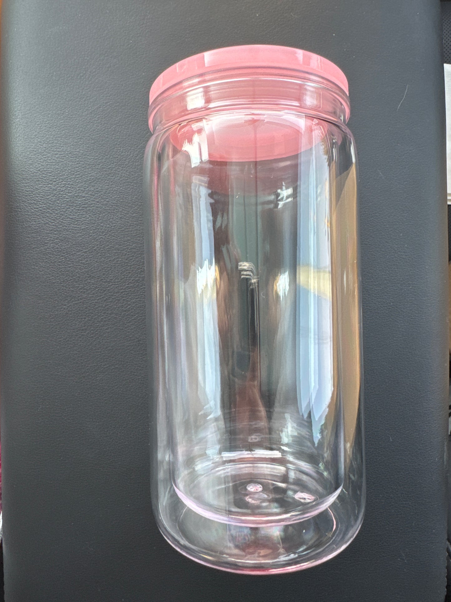 Snow Globe Can Tumbler 16 oz