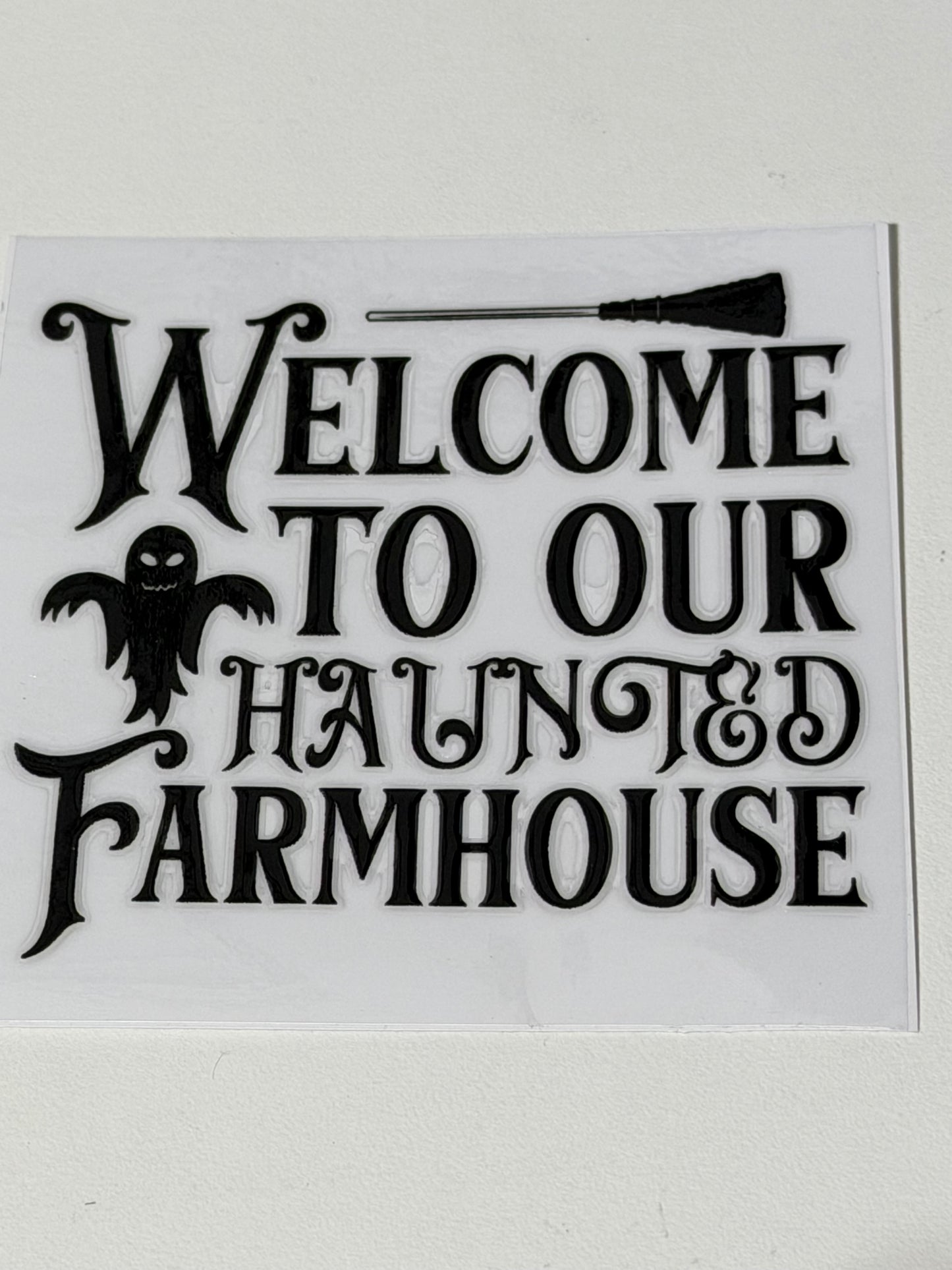 Black Halloween Decal 16oz/20oz