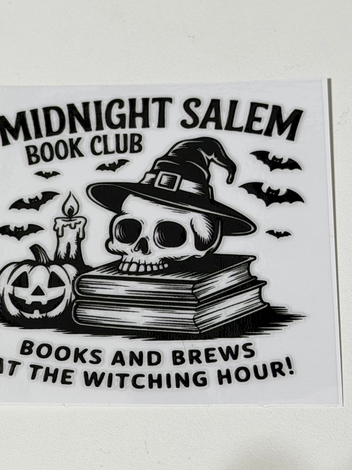 Black Halloween Decal 16oz/20oz