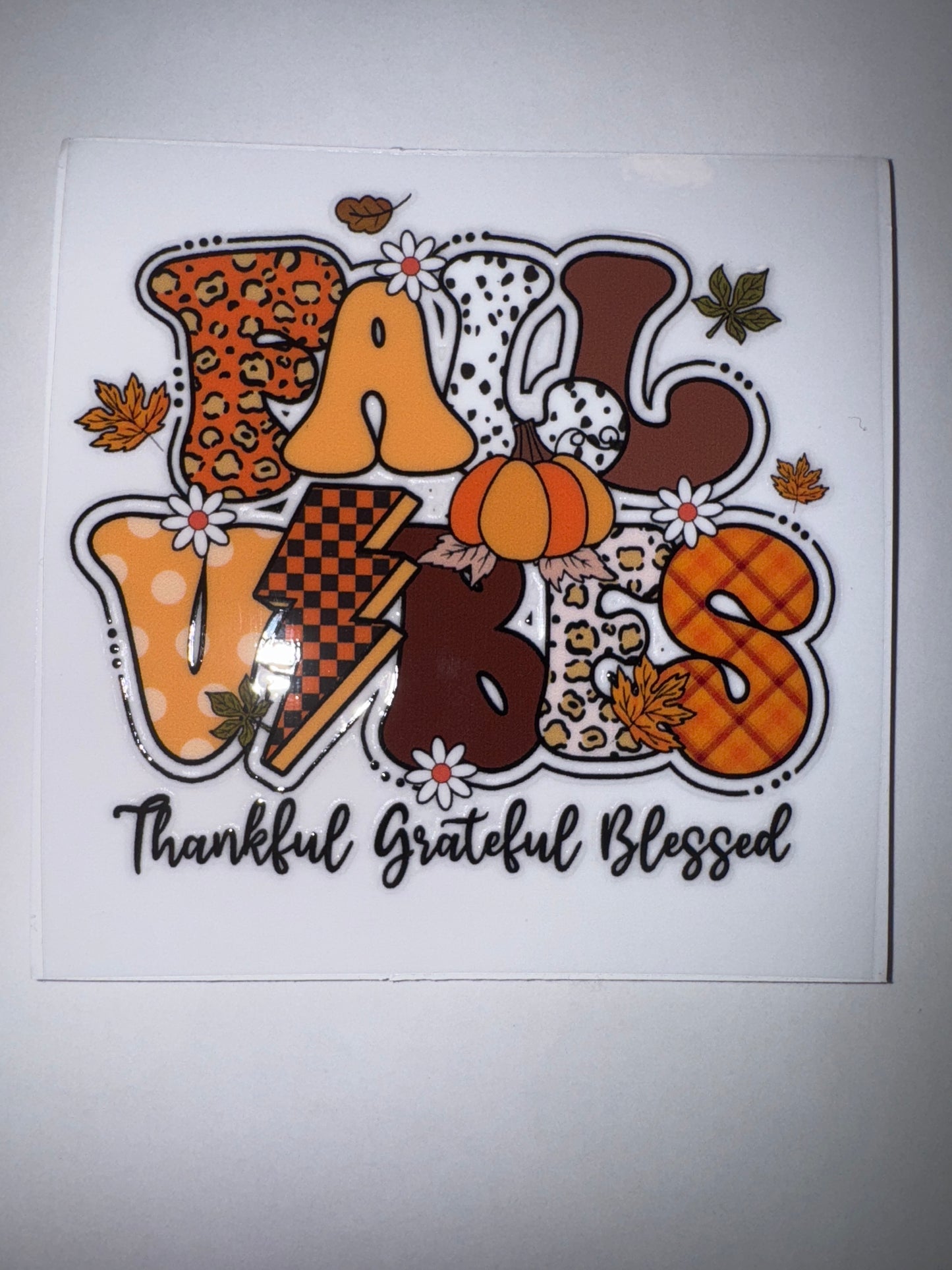 Fall Decal 16oz & 20oz Can Cups
