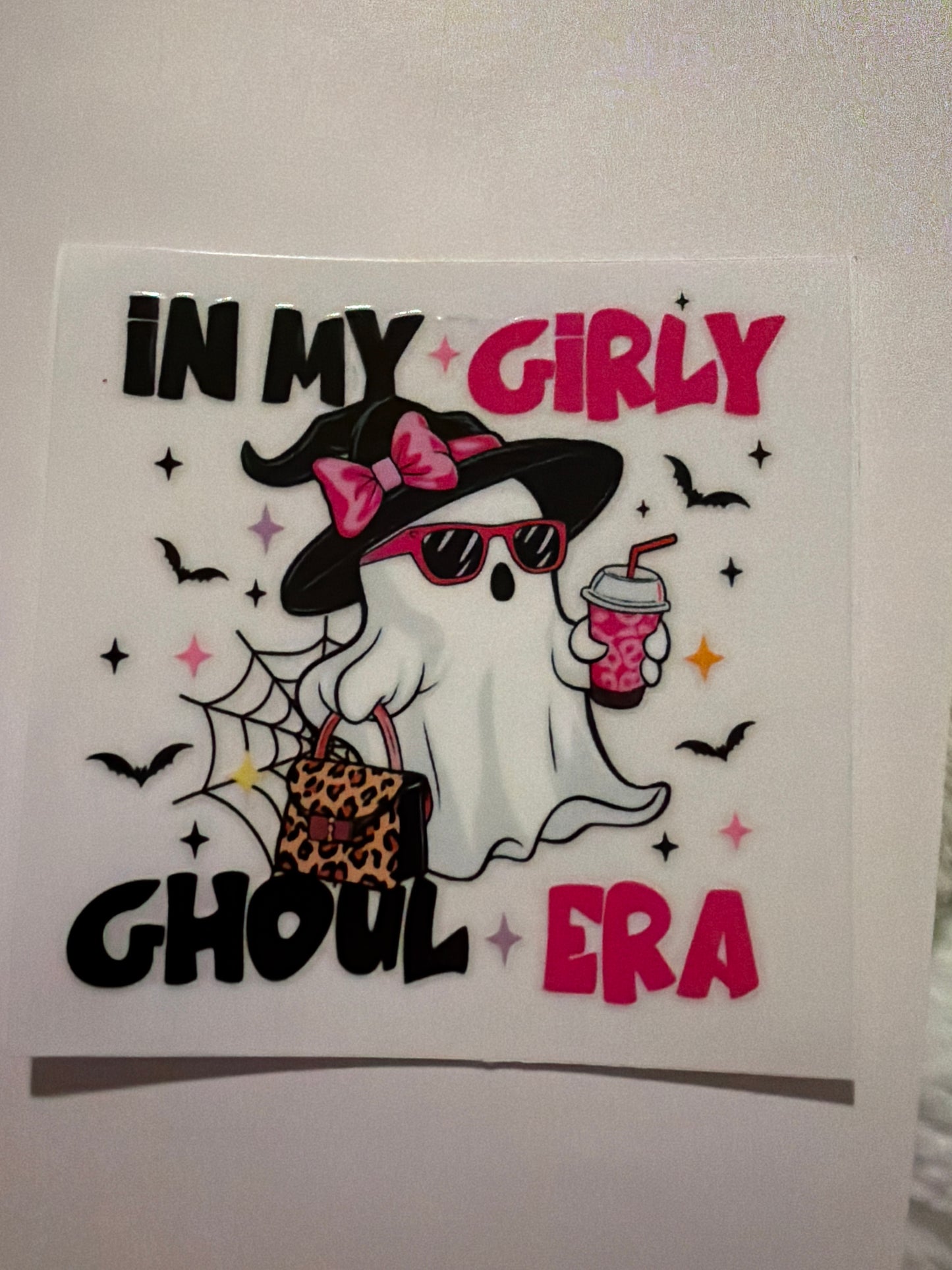 Pink Halloween & Breast Cancer Decals 16oz & 20oz Can Cups