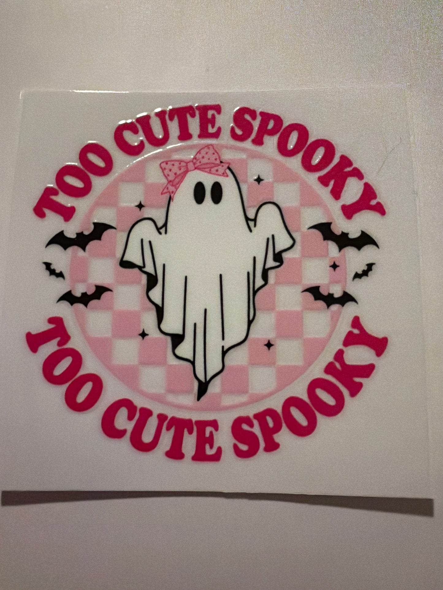 Pink Halloween & Breast Cancer Decals 16oz & 20oz Can Cups