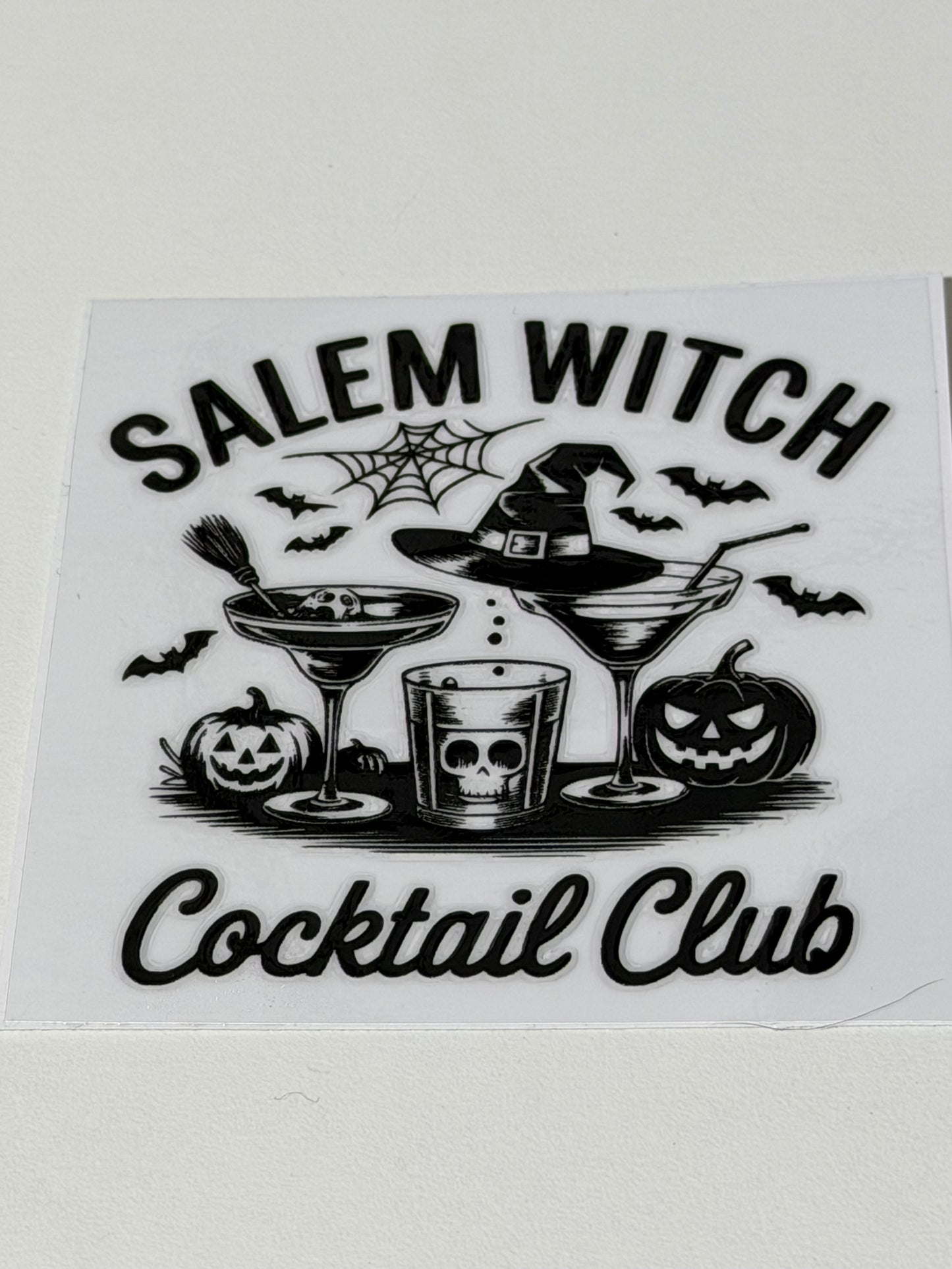 Black Halloween Decal 16oz/20oz