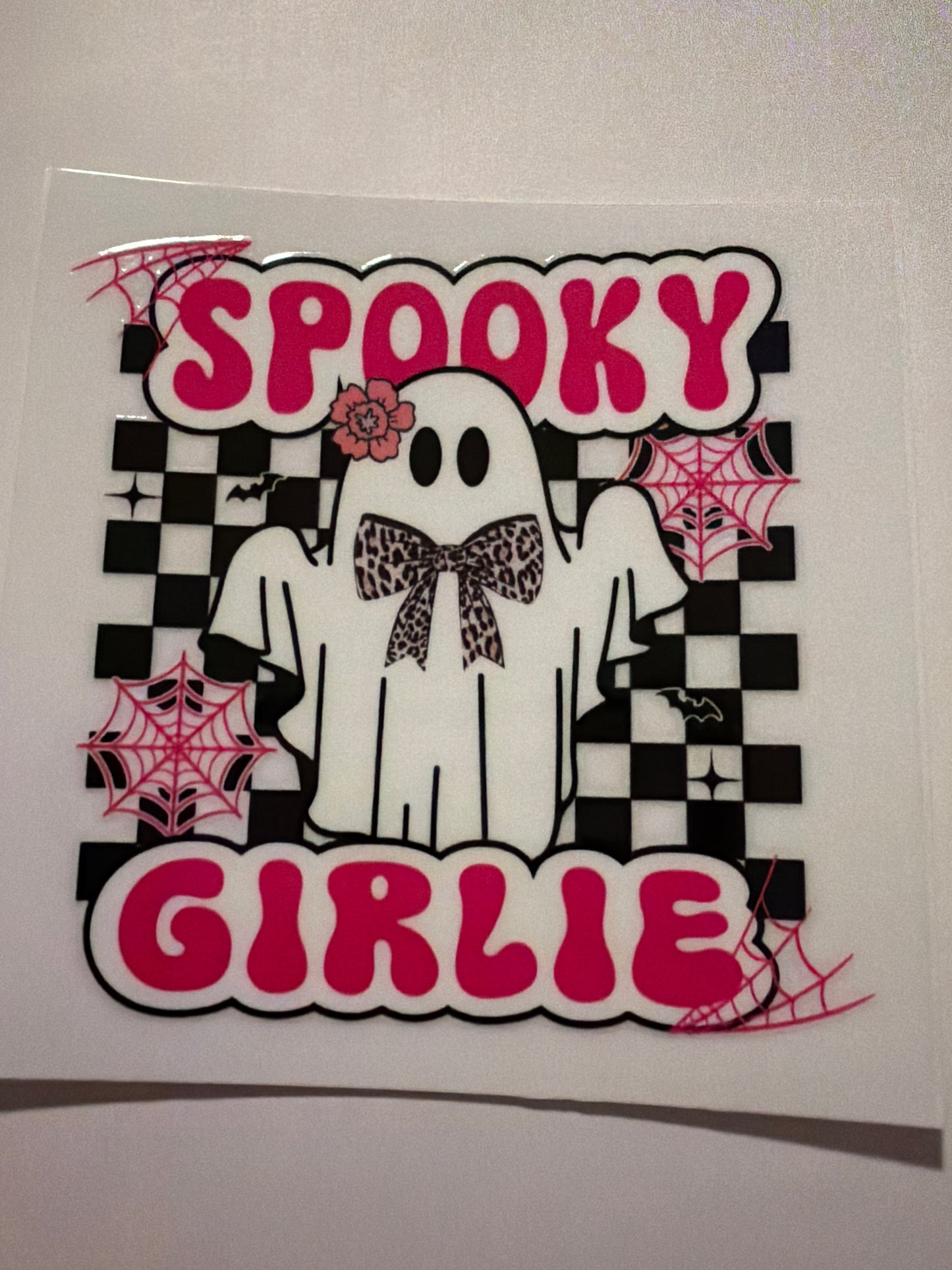 Pink Halloween & Breast Cancer Decals 16oz & 20oz Can Cups