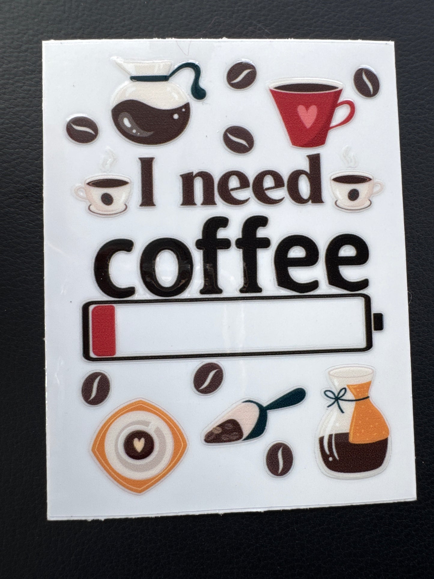 Coffee Decals 16oz and 20oz Can cups