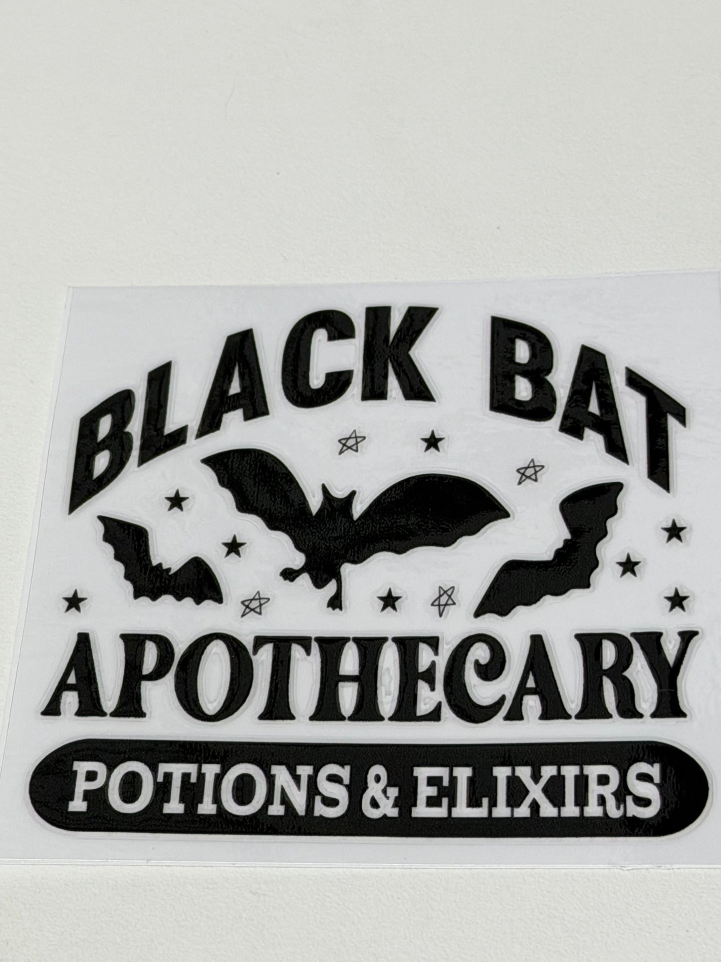 Black Halloween Decal 16oz/20oz