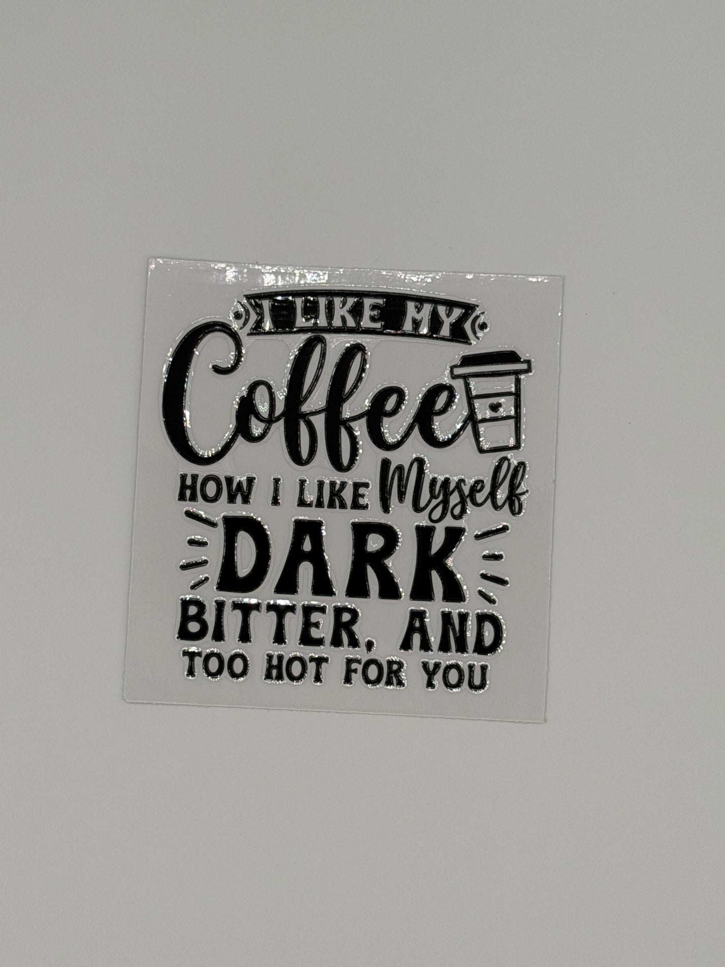 Sarcastic Cup Decals