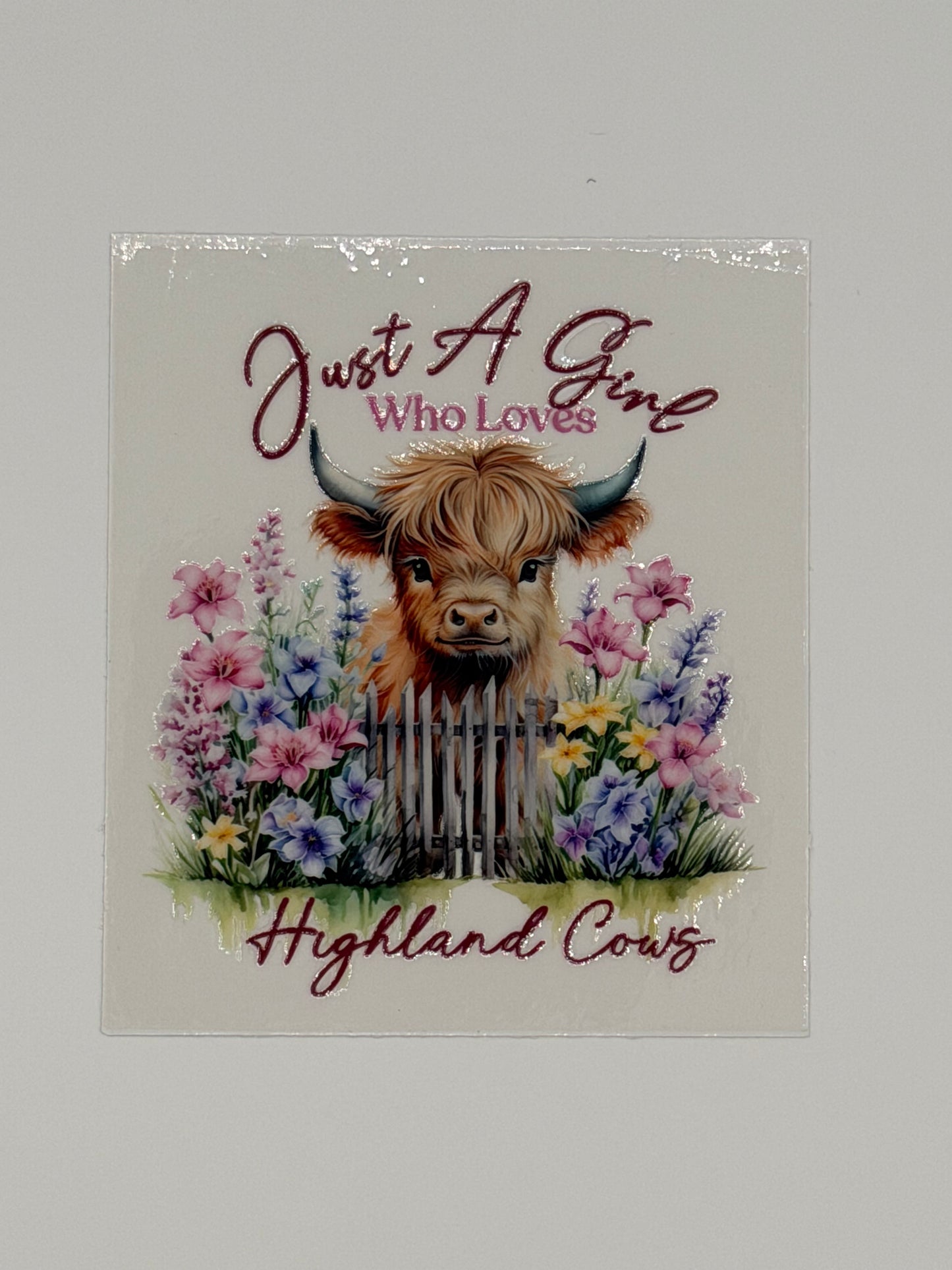 Highland Cow Decals