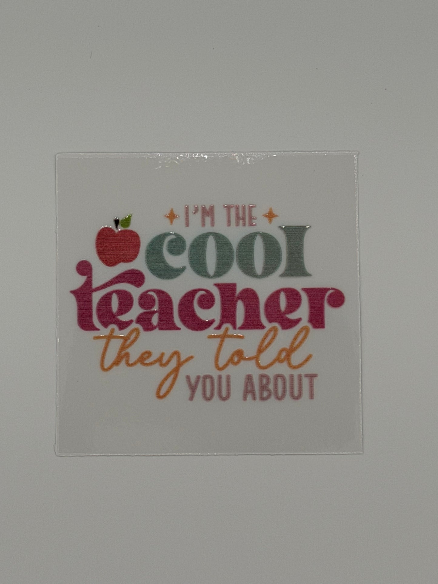 Teacher Decals
