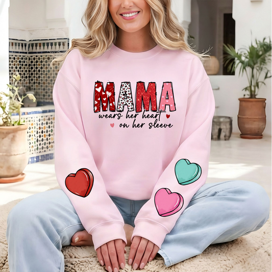 This Mama Wears Her Heart On Her Sleeve