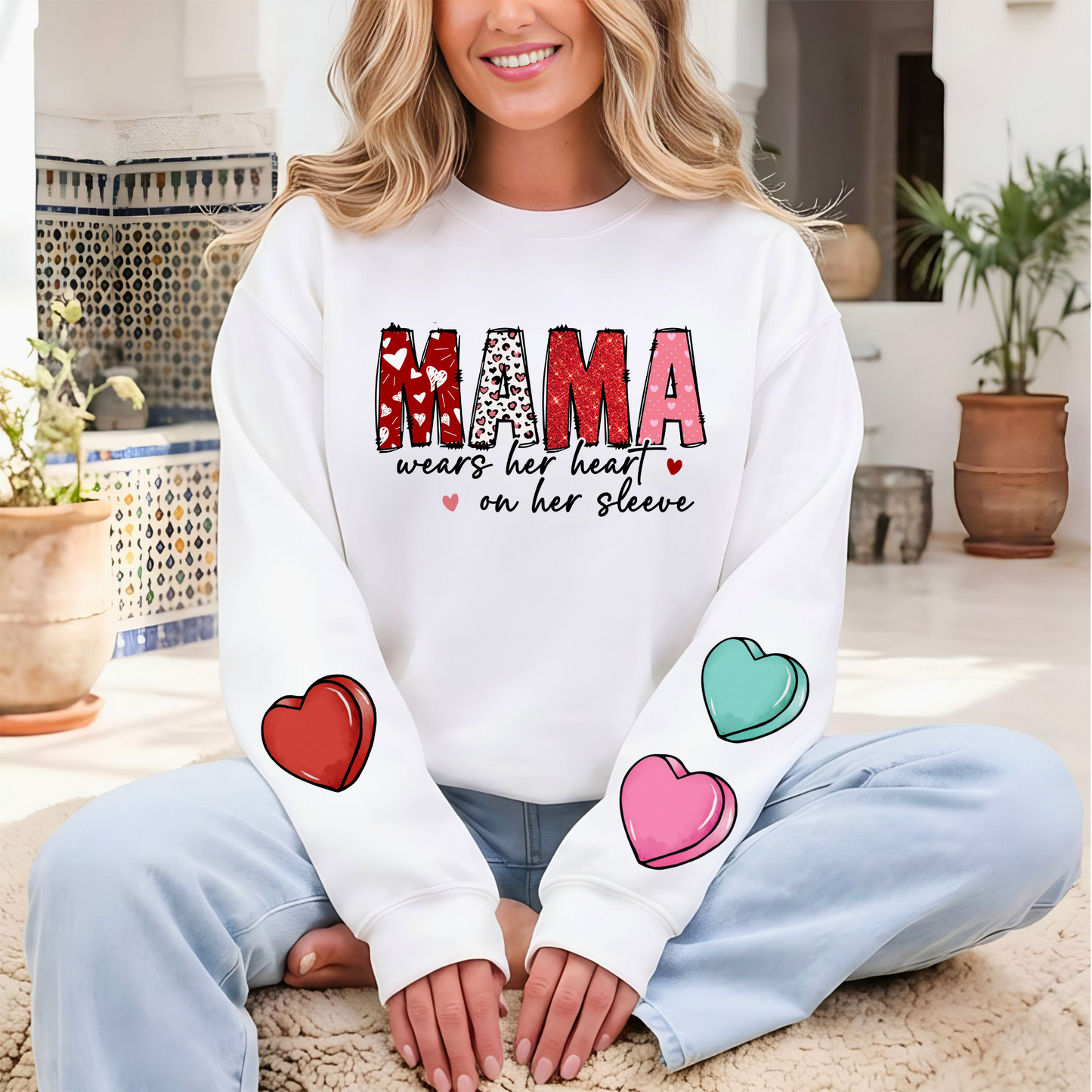 This Mama Wears Her Heart On Her Sleeve
