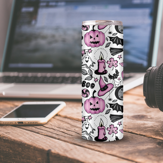 Purple Pumpkins and Candles