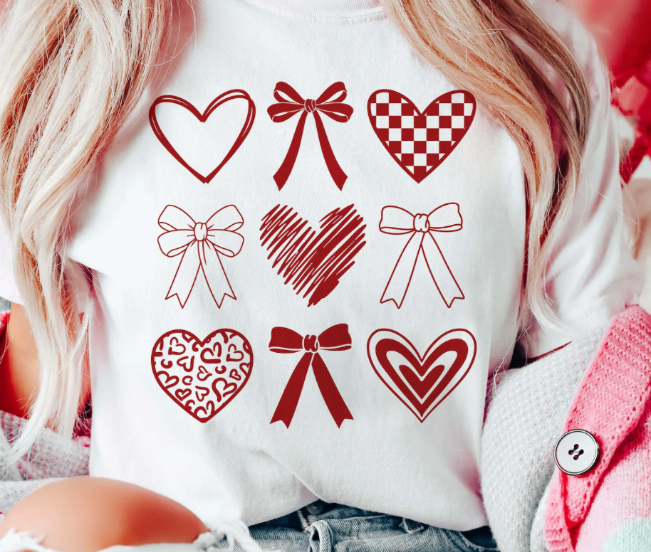 Valentine Apparel Designs - MUST BE PURCHASED WITH A APPAREL ITEM.