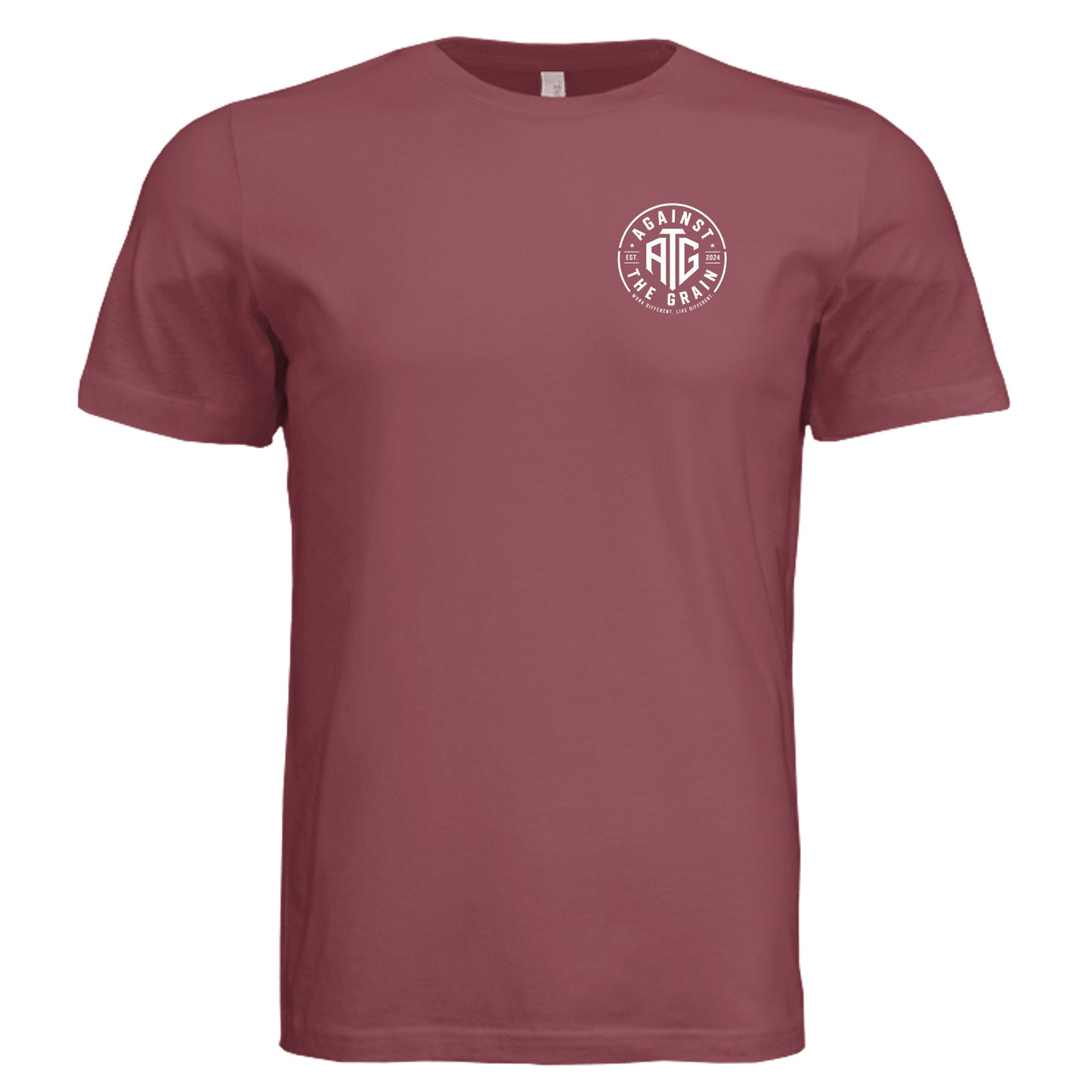 Solid Maroon Triblend - 3413C - FRONT