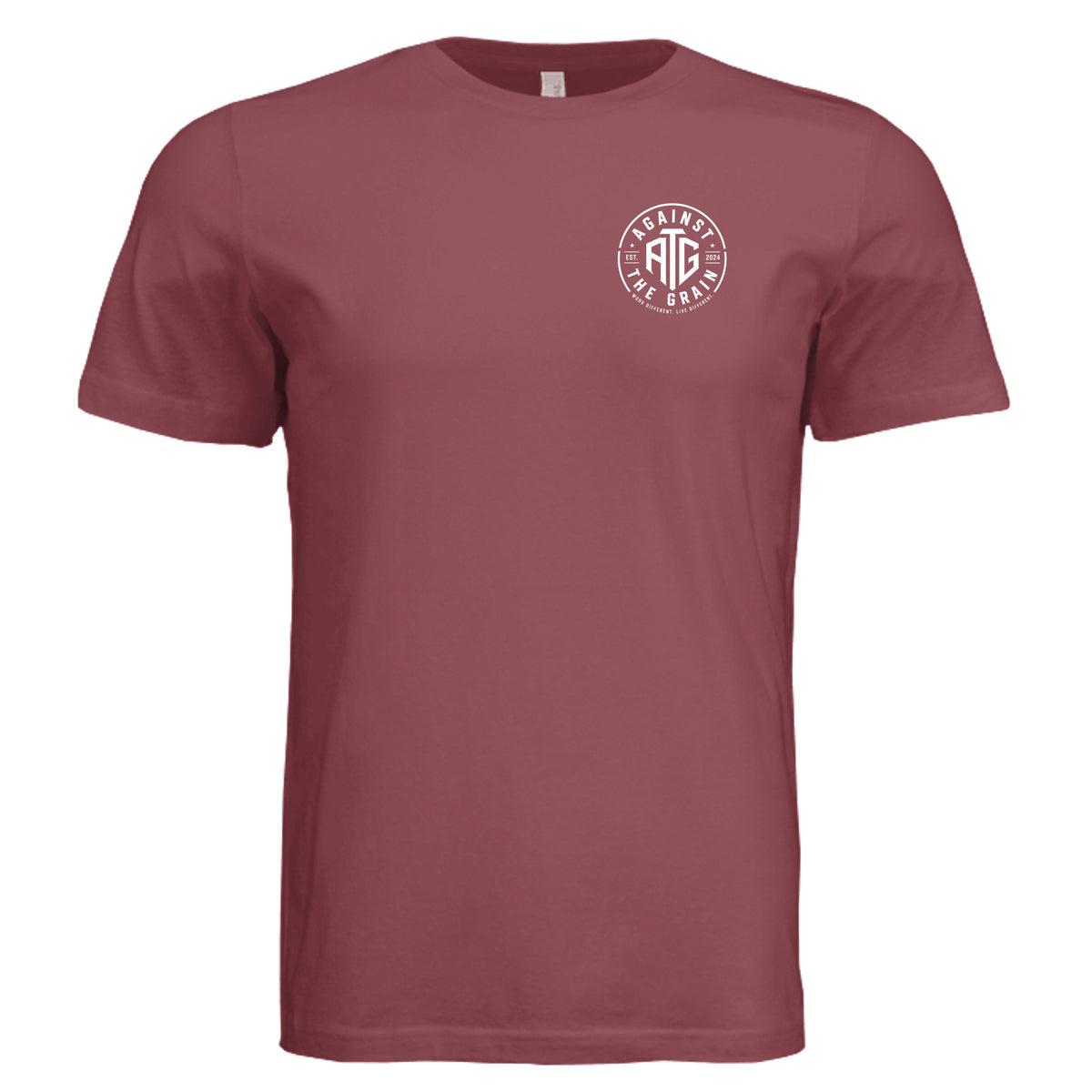 Solid Maroon Triblend - 3413C - FRONT