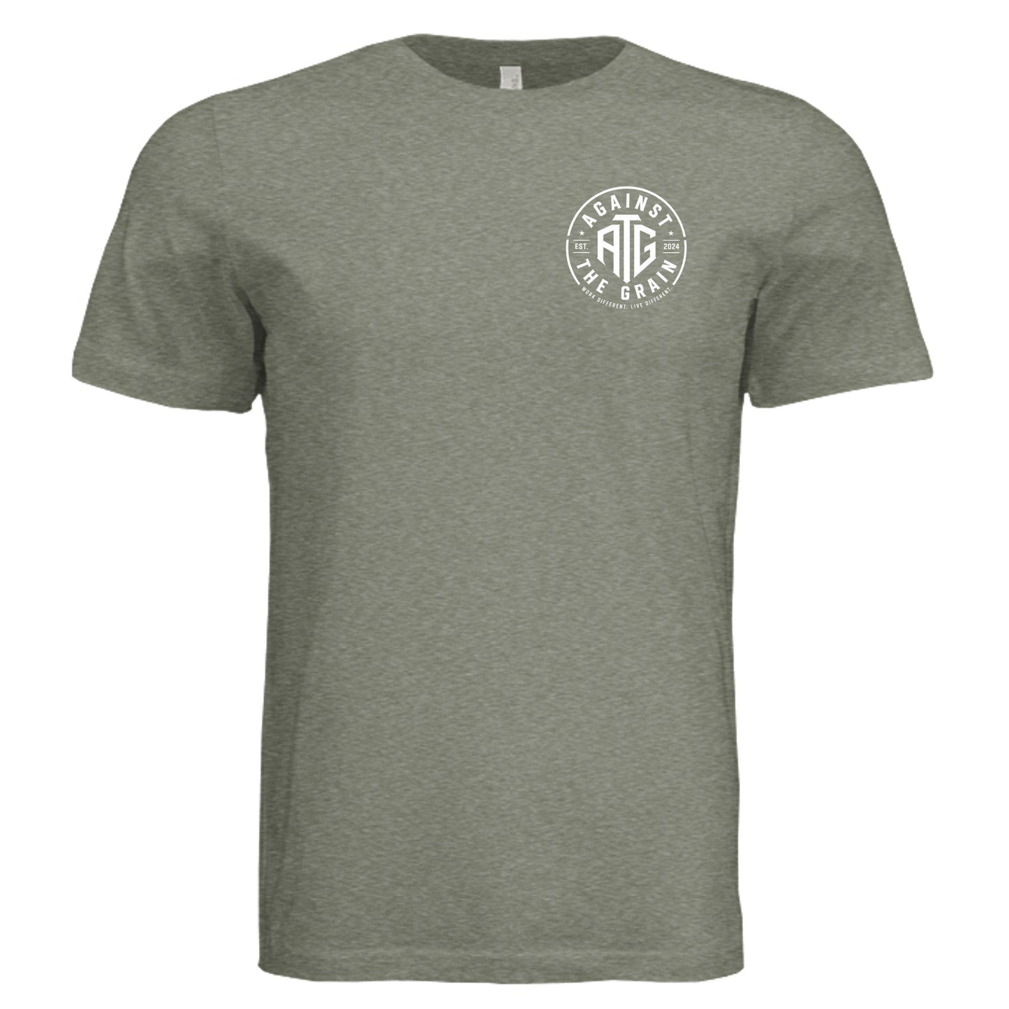 Military Green Triblend - 3413C - FRONT
