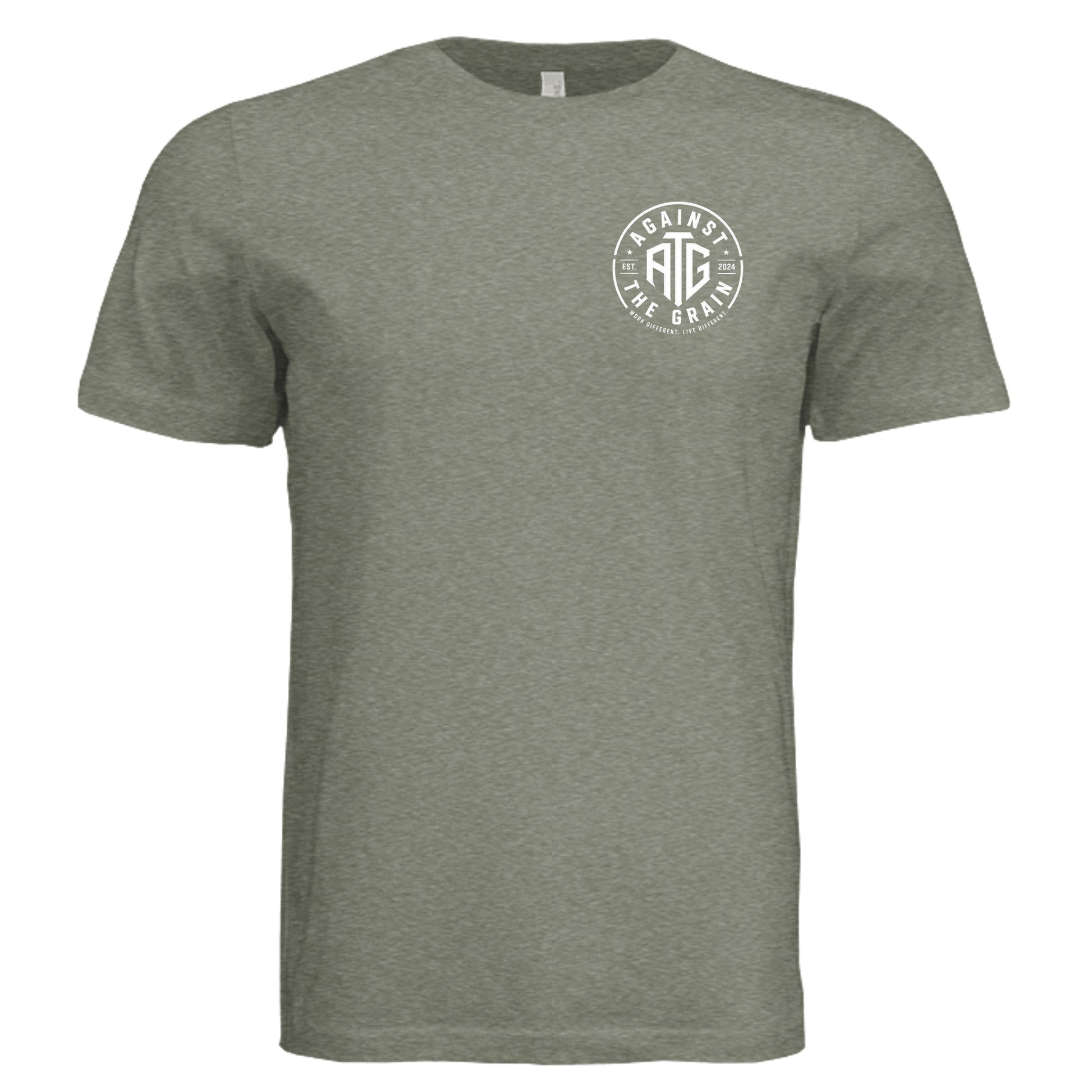 Military Green Triblend - 3413C - FRONT