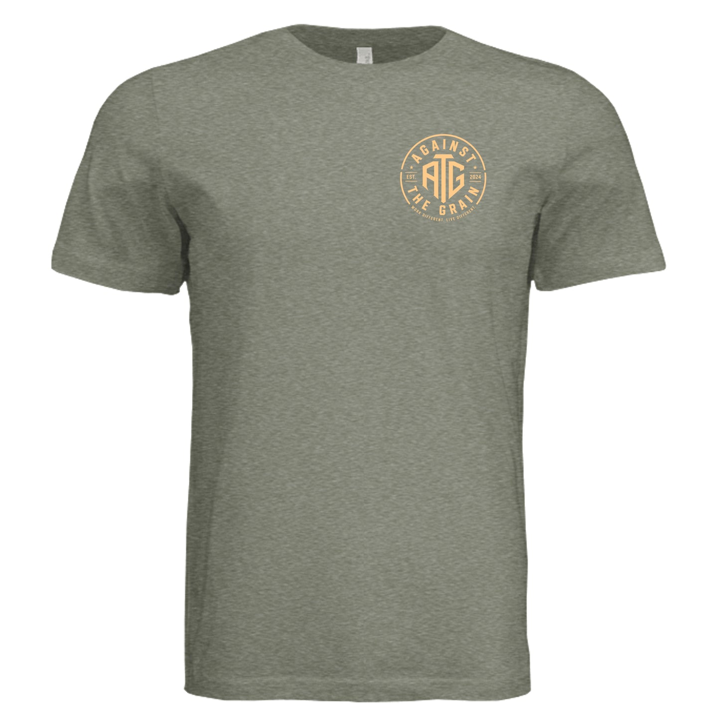 Military Green Triblend - 3413C - FRONT