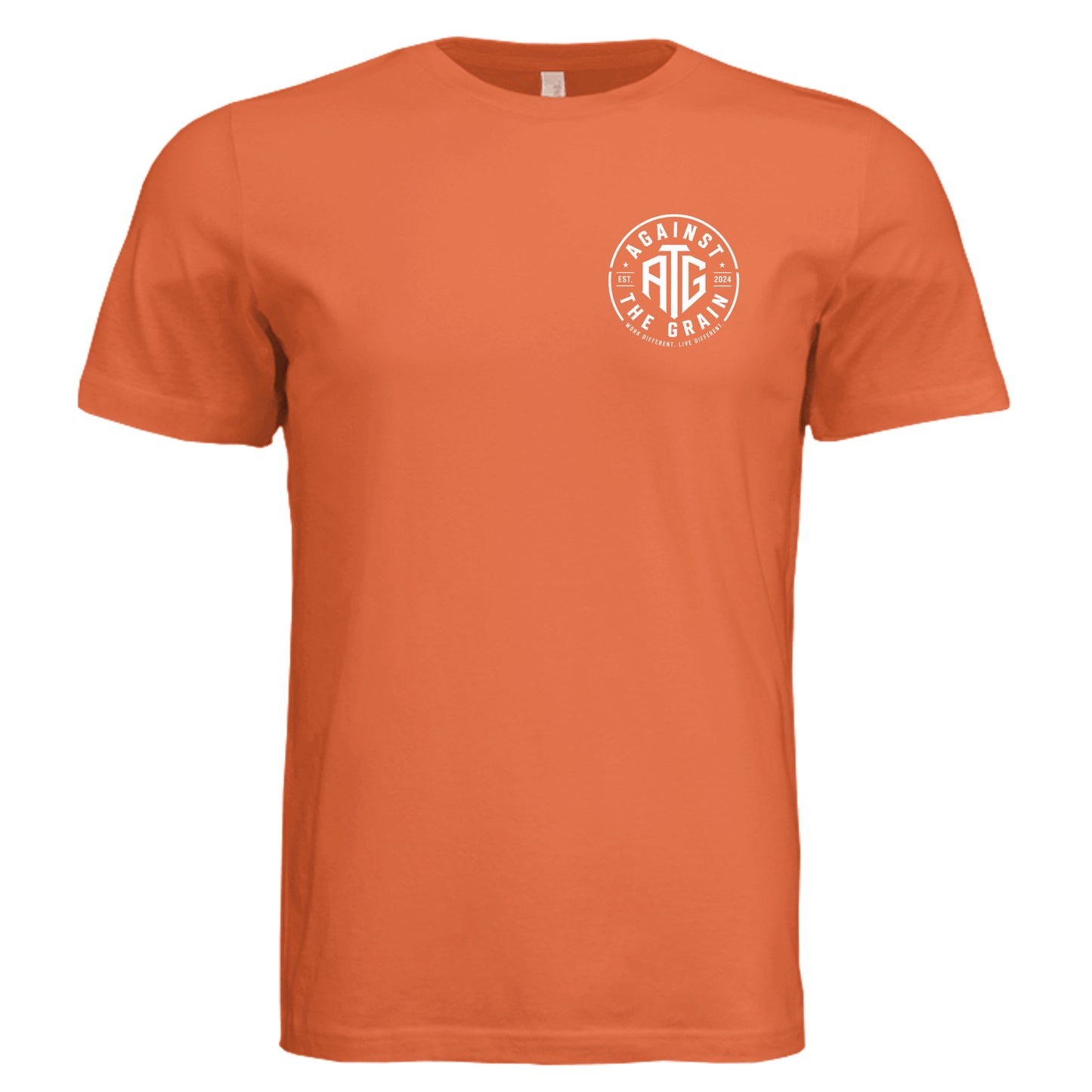 Solid Orange Triblend - 3413C - FRONT